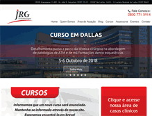 Tablet Screenshot of jrgodontologia.com.br